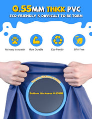 š„ Non-Slip Splash Pad for Kids and Dog