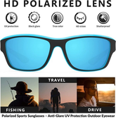 Polarized Sports Sunglasses – Anti-Glare UV Protection Outdoor Eyewear