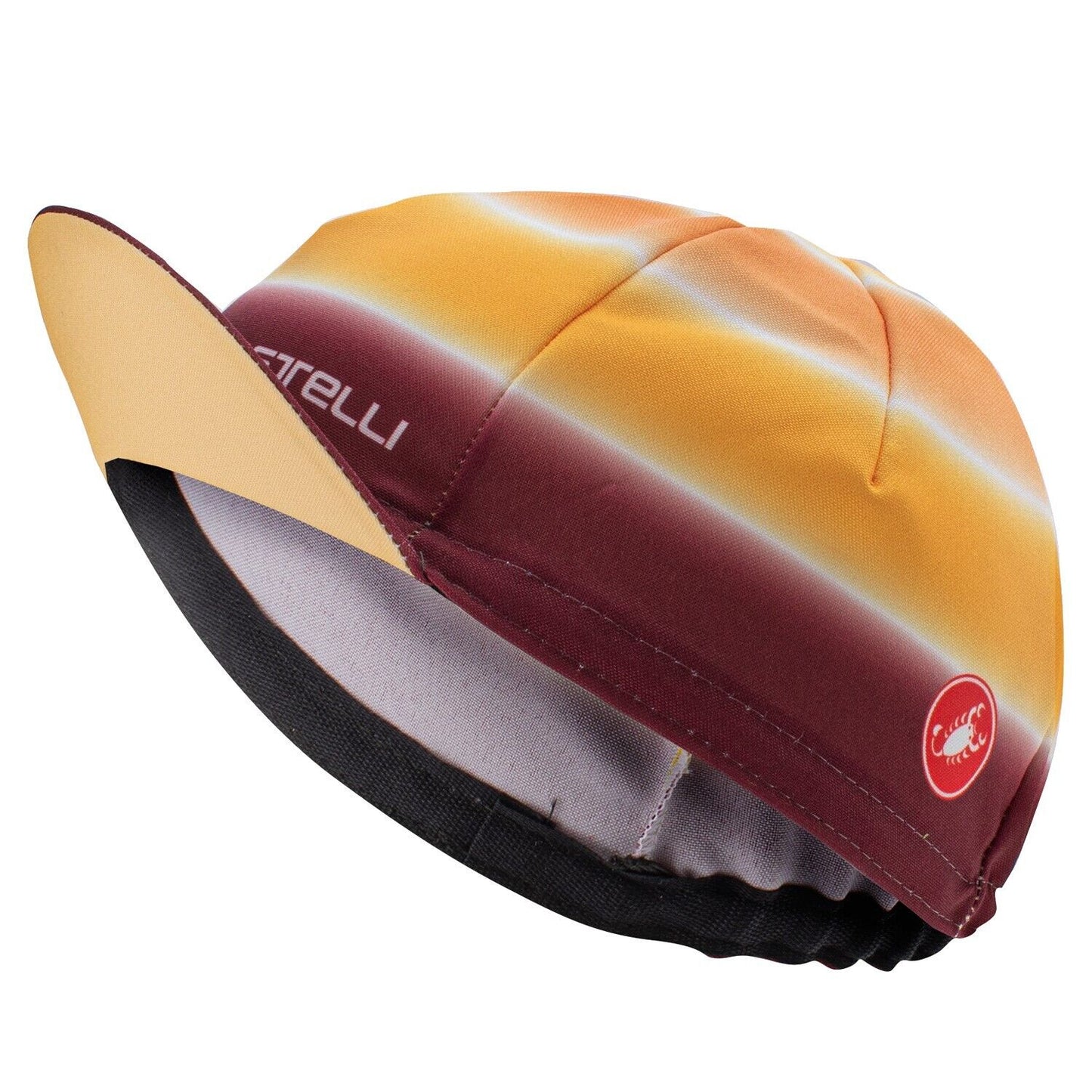 DOLCE Cycling Cap : SAND/BORDEAUX