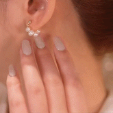 Sterling Silver Baroque Freshwater Pearl Stud Earrings