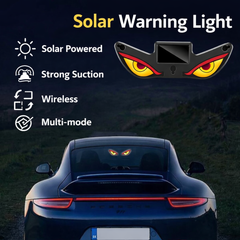 Velo-Pro™ Solar Demon Eye LED Car Light - 180° Stealth Stealth Glow & Type-C Charging