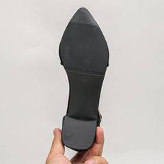Women’s Comfortable Low Heel Shoes – Elegant Closed Toe Pumps