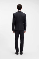 REGULAR-FIT SUIT JACKET IN VIRGIN-WOOL SERGE