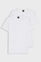 TWO-PACK OF SLIM-FIT T-SHIRTS IN STRETCH COTTON