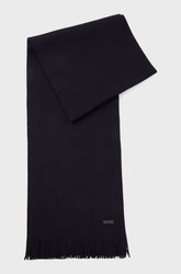 RASCHEL-KNIT SCARF IN VIRGIN WOOL