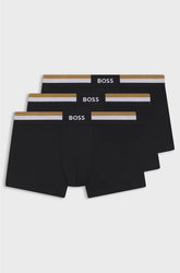 THREE-PACK OF MOISTURE-WICKING COTTON-BLEND TRUNKS