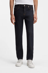DELAWARE SLIM-FIT JEANS IN DARK-BLUE STRETCH DENIM