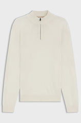 ZIP-NECK SWEATER IN VIRGIN WOOL