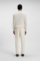 ZIP-NECK SWEATER IN VIRGIN WOOL