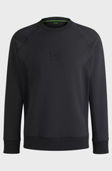 COTTON-BLEND SWEATSHIRT WITH STRETCH