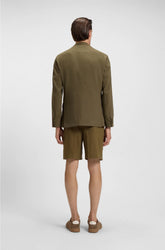 MODERN-FIT MACHINE-WASHABLE SUIT JACKET IN A STRETCH-LINEN BLEND
