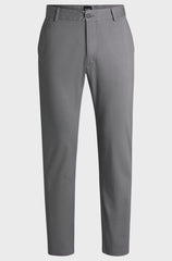 REGULAR-FIT TROUSERS IN PRINTED STRETCH COTTON