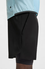 ACTIVE DOUBLE-LAYER SHORTS IN QUICK-DRY FABRIC