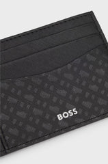CARD HOLDER WITH MONOGRAM PATTERN