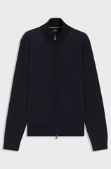 ZIP-UP CARDIGAN IN VIRGIN WOOL