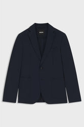 PACKABLE SLIM-FIT BLAZER IN WATER-REPELLENT STRETCH FABRIC