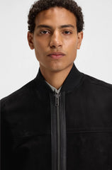 REGULAR-FIT JACKET IN SUEDE