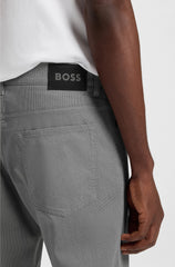 MAINE REGULAR-FIT TROUSERS INMICRO-PATTERNED STRETCH COTTON