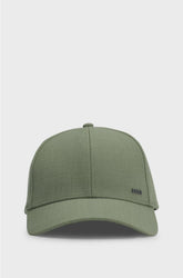 KNITTED-PIQUE CAP WITH LOGO PATCH