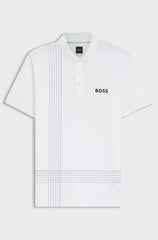 ACTIVE QUICK-DRY POLO SHIRT WITH CHECK ARTWORK