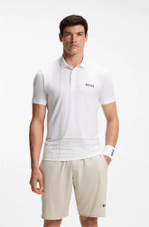 ACTIVE QUICK-DRY POLO SHIRT WITH CHECK ARTWORK