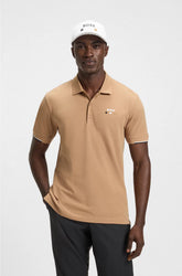 ACTIVE PADDY MERCERISED-COTTON POLO SHIRT WITH GRID TRIMS