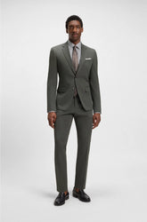 SLIM-FIT SUIT INMICRO-PATTERNED STRETCH FABRIC