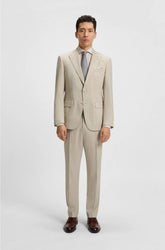 SLIM-FIT SUIT IN CHECKED STRETCH WOOL