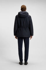 WATER-REPELLENT JACKET WITH CONTRASTING TRIMS