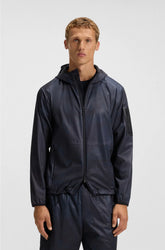 ACTIVE HOODED PARKA JACKET WITH ALL-OVER PRINT