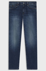 SLIM-FIT JEANS IN BLUE PERFORMANCE-STRETCH DENIM
