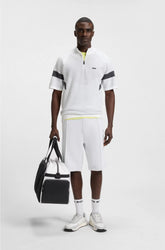 COLOUR-BLOCKED HOLDALL WITH REFLECTIVE LOGO