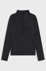 ACTIVE HALF-ZIP SWEATSHIRT IN PRINTED QUICK-DRY FABRIC