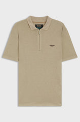 POLO SHIRT WITH NUBUCK LOGO