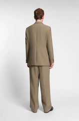 RELAXED-FIT BLAZER IN STRETCH FABRIC