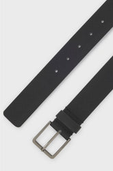 ITALIAN-LEATHER BELT WITH PERFORATED PATTERN