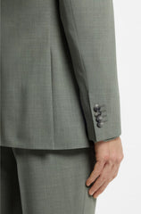 EASY-CARE SUIT IN STRETCH CLOTH WITH WOOL