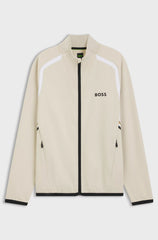 ZIP-UP SWEATSHIRT IN TEMPERATURE-REGULATING STRETCH GABARDINE