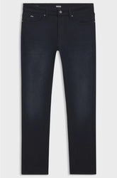 DELAWARE SLIM-FIT JEANS IN BLUE KNITTED DENIM
