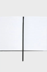 A5 NOTEPAD IN BLACK FAUX LEATHER