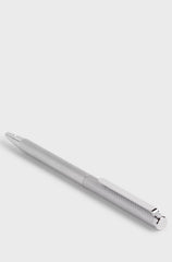 CHROME BALLPOINT PEN WITH ENGRAVED PATTERN