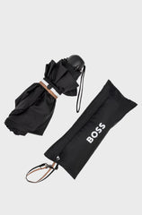 MINI UMBRELLA WITH SIGNATURE-STRIPE CLOSING STRAP