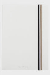 A5 NOTEBOOK IN WHITE FAUX LEATHER