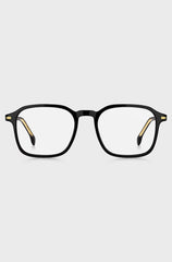 BLACK-ACETATE OPTICAL FRAMES WITH GOLD-TONE DETAILS