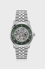PRINCIPLE STAINLESS-STEEL AUTOMATIC WATCH WITH SKELETON DIAL