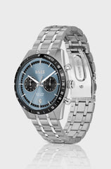 TOURMASTER BLUE-DIAL WATCH WITH MULTI-LINK BRACELET