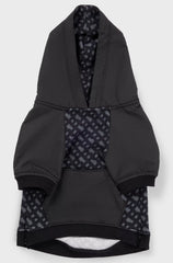 DOG HOODIE WITH MONOGRAM PATTERN