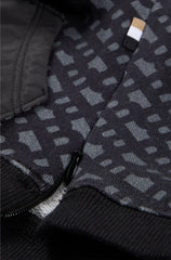 DOG HOODIE WITH MONOGRAM PATTERN