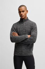 EQUESTRIAN MELANGE TROYER SWEATER