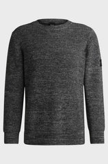 EQUESTRIAN SWEATER IN A MELANGE KNIT